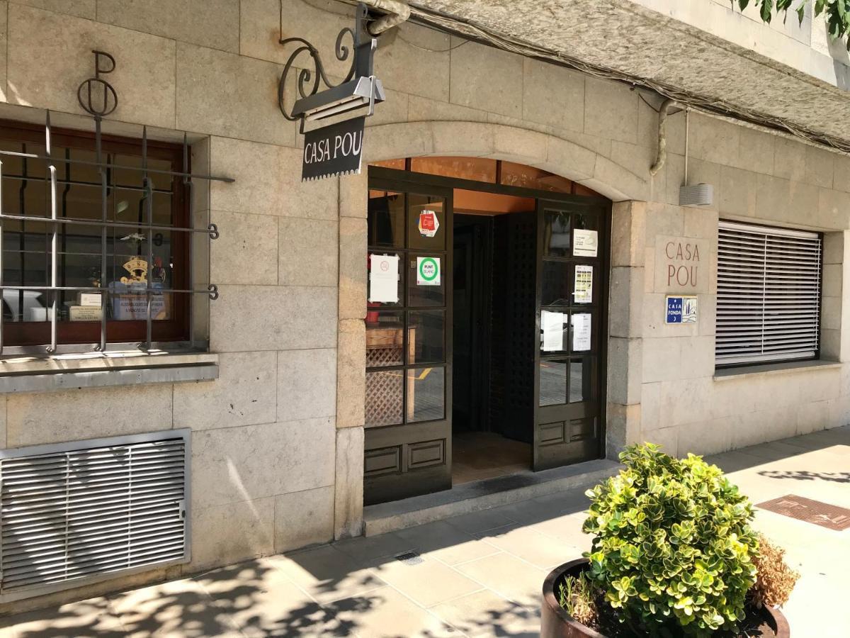 Hostal Can Pou Vidreres Bagian luar foto